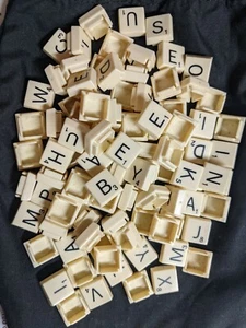 Scrabble Game Folio Edition Letter tiles only - Picture 1 of 28
