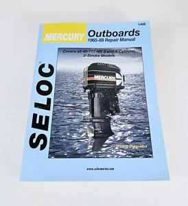 SELOC Mercury Outboards 1965-89 Repair Manual 40-115 HP 3 And 4 Cylinder 1406 - Picture 1 of 7