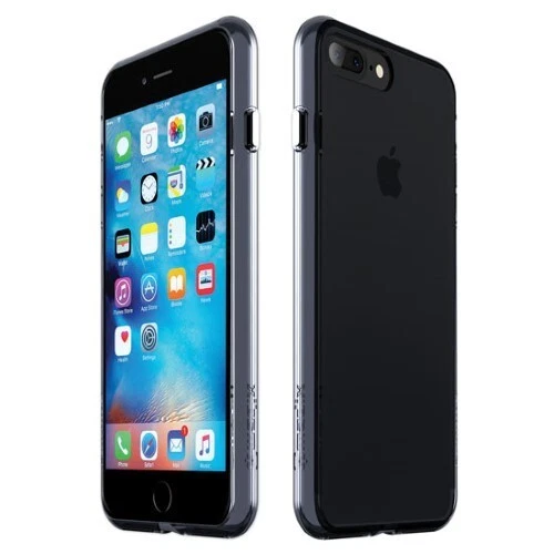 Panel trasero de policarbonato transparente Qmadix serie C + parachoques de TPU para iPhone 7 Pro Foto 1 de 4