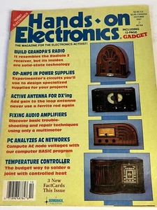 HANDS ON ELECTRONICS Magazine - Oct. 1987 - Build Radio; Fix Amplifier; Gadgets - Picture 1 of 3