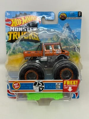 2021 Hot Wheels Monster Trucks  "UNIMOG"  #52/75 New Sealed - Image 1 of 4