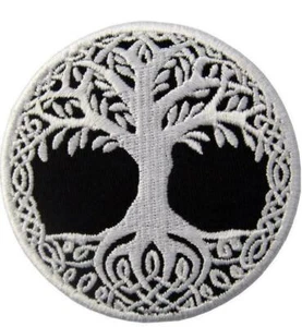 Parche para motociclista Tree of Life con insignia bordada hierro y parche de ropa de coser - Imagen 1 de 2