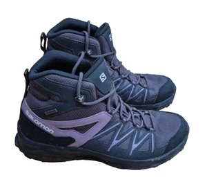 Womens Salomon Daintree Mid GTX Goretex Hiking Trail Boots Shoes Size 8.5 - Picture 1 of 5