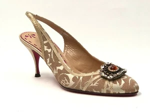 EMANUEL UNGARO SLINBACK WOMEN'S SHOES SIZE 7.5 - Picture 1 of 12