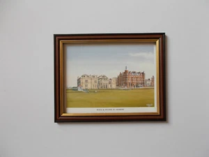 GOLF PRINT FRAMED - ROYAL AND ANCIENT ST ANDREWS - Picture 1 of 1
