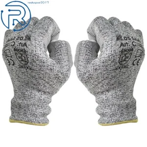 Guantes de trabajo con agarre de seguridad protectores de corte flexible resistentes antideslizantes recubiertos de PU - Imagen 1 de 13