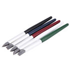 5pcs Silicone Soft Head Clay Pottery Moulding Pen DIY Craft Tool Spare Parts DGD