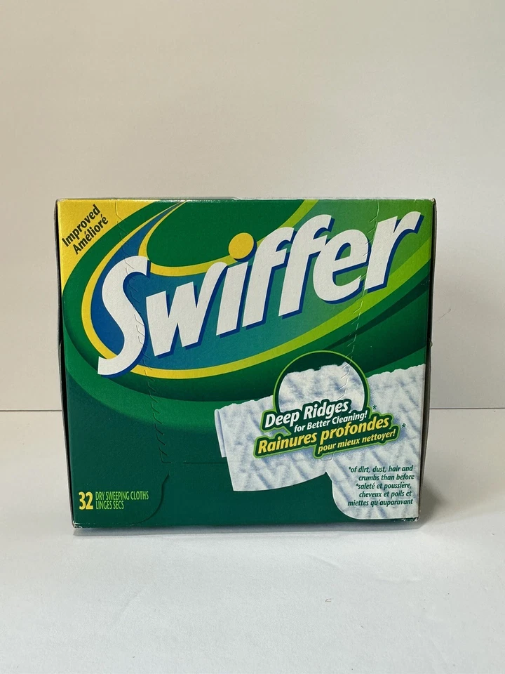 Swiffer Dry Sweeping Cloths Deep Ridges 32 Count Box NEW  - Image 1 of 1