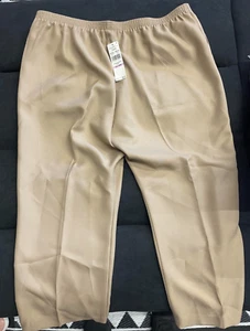 Women's Alfred Dunner Pants Tan Size 22W - Picture 1 of 4