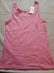 Women's Slim Fit Tank Top A NewDay Pink Size Medium - Picture 1 of 3
