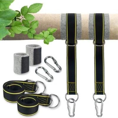 Tree Swing Hanging Straps Kit - Holds 2800 lbs SGS Certified 5ftx2 Hammock St... - Image 1 of 4