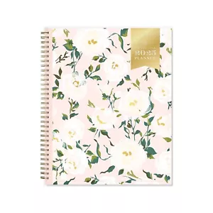 2025 Blue Sky Day Designer Roses Blush 8.5" x 11" Weekly & Monthly Planner - Picture 1 of 8