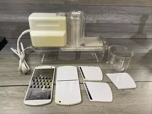 Cook's Essentials Electric Mandolin/Grater/Food Slicer Model IZVS001 Incomplete - Picture 1 of 14