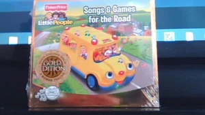 Fisher-Price LITTLE PEOPLE SONGS & GAMES FOR THE ROAD GOLD NEW SEALED 25 HITS - Imagen 1 de 2