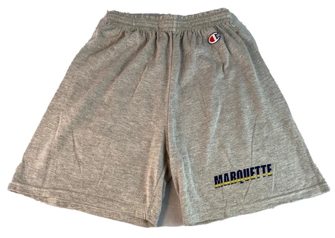 Vintage Champion Shorts Marquette NCAA Basketball USA 90s Gray Men’s Small Cover