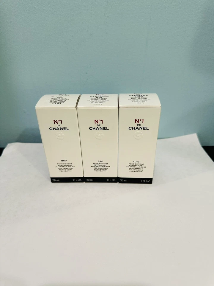 CHANEL No1 DE TEINT REVITALIZING FOUNDATION(RED CAMELIA)-AUTHENTIC FREE SHIPPING - Image 1 of 1