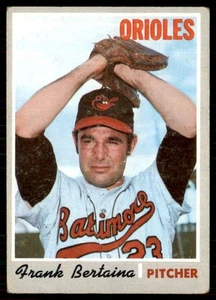 1970 Topps #638 Frank Bertaina (rughe/pieghe) - Foto 1 di 2