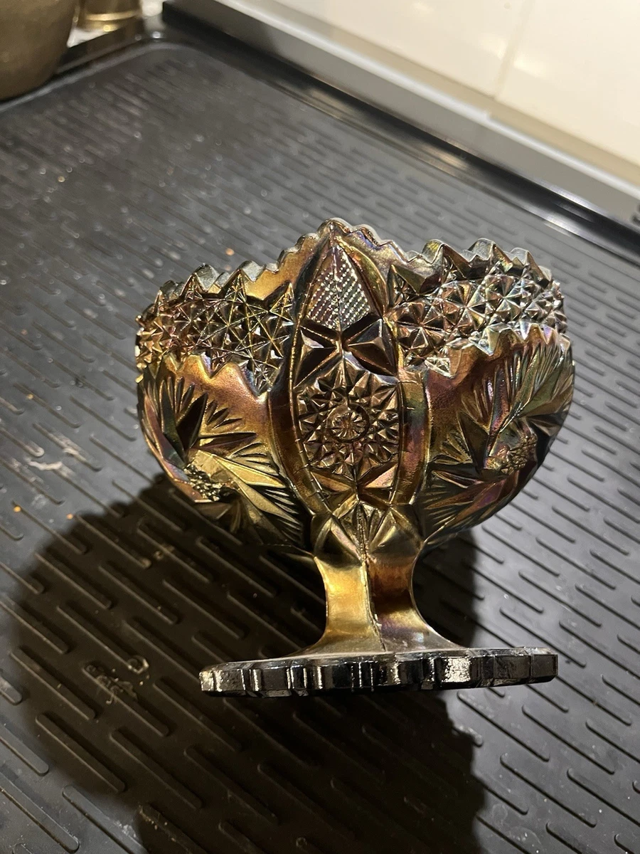 卡尼伐彩虹玻璃果盘Vintage 芬顿嘉年华玻璃| eBay