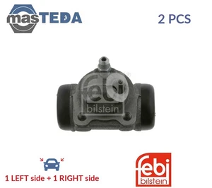 23733 DRUM WHEEL BRAKE CYLINDER PAIR REAR FEBI BILSTEIN 2PCS NEW OE REPLACEMENT - Picture 1 of 5