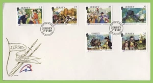 Jersey 1989 French Revolution set on JPO First Day Cover - Picture 1 of 1