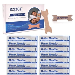 Große Better Breathe Nasenstreifen zur Reduzierung von Schnarchen wirkt sofort zur Verbesserung... - Bild 1 von 7