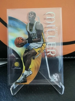 Pacers de acetato Reggie Miller 1999 SkyBox E-X Century #12  - Imagem 1 de 2
