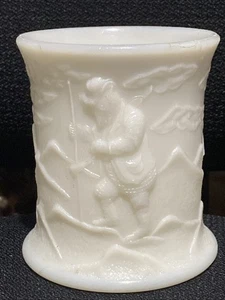 Bote de tarro de vidrio de leche blanca - Osos caminantes tiroleses - Especialidad Westmoreland - Imagen 1 de 10