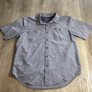 Camisa Orvis Classic Collection Para Hombre Grande Azul Abotonada Informal Ligera - Imagen 1 de 10