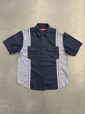Рабочая рубашка SS19 Supreme в светоотражающую полоску S/S - Изображение 1 из 4