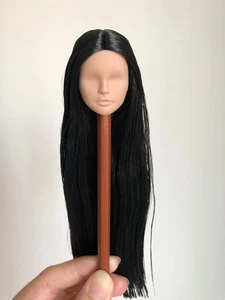 Testa di bambola 1/6 OOAK mano capelli reroot - Foto 1 di 7