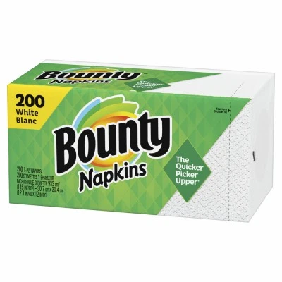 Napkins, White, 200-Ct. - 34885 - Image 1 of 1