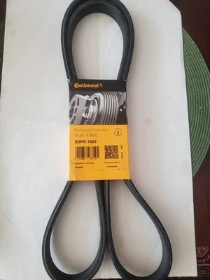 New Continental 6DPK1825 Serpentine V Belt For 99-11 Volvo S60 S80 V50 V70 XC90 - Image 1 of 3