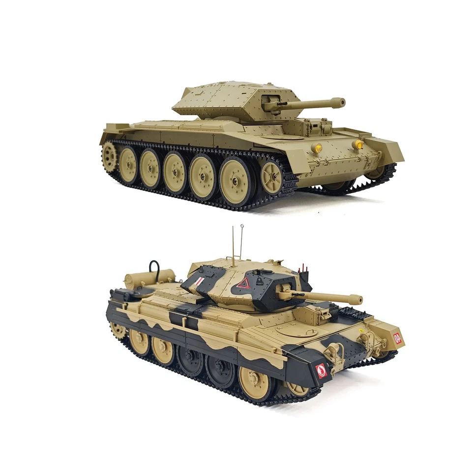 1/16 RC Tank Wireless Control Model 360°Turret Rotary Smoke Sound Lights RTR - Image 1 of 4