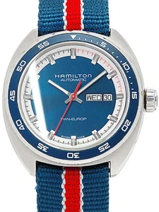 HAMILTON Pan Europ H35405941 Men Automatic #T481 - Picture 1 of 9