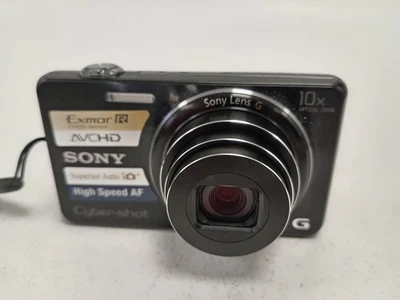 Sony Cyber-shot DSC-WX100 18.2MP Digital Camera Black with Case Bundle - Image 1 of 4