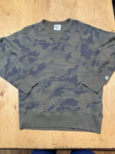 Champion X Todd Snyder Collab maglione mimetico manica lunga felpa uomo large - Foto 1 di 8