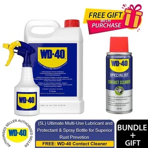 WD-40 5L Ultimate Multi-Use Lubricant with Free WD40 Spray Applicator - Picture 1 of 12