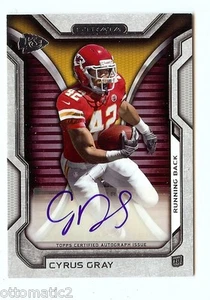 2012 TOPPS STRATA CYRUS GRAY ROOKIE AUTO AUTOGRAPH - Picture 1 of 1