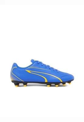SCARPE CALCIO PUMA VITORIA FG/AG 107486 07 BLUEMAZING YELLOW UOMO RAGAZZO