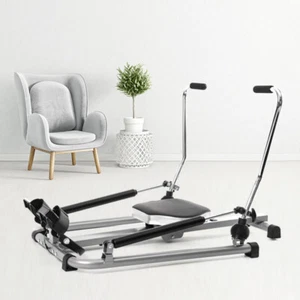 Home Gym Adjustable Exercise Rowing Machine Rower Double Hydraulic Resistance - Picture 1 of 12