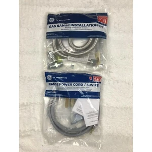 GE Gas Range Installation Kit 3 Wire Range Power Cord 4' Universal NEW - Picture 1 of 11