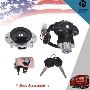 Interruptor de encendido asiento tapa de gas llave de bloqueo para Suzuki GSXR 600 1997-2000 - Imagen 1 de 9