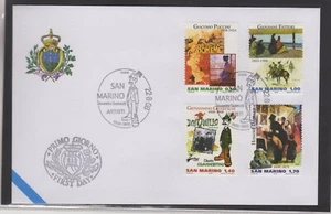 San Marino 2008 Sobre De Primer Día Artistas 2008 - Imagen 1 de 1