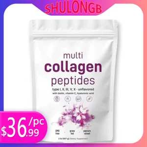 Multi Collagene Peptidi in Polvere - Supporto per la Salute di Pelle, Capelli, Articolazioni e Intestino, NUOVO - Foto 1 di 8