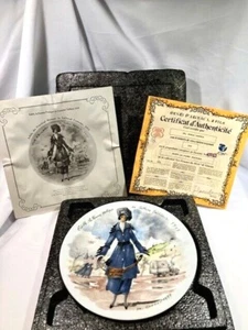 Limoges "Edith Practical Woman" In Tailored Costume Women of Century Plate 1915  - Picture 1 of 7