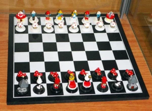 Jeux d'Echecs Schtroumpf PIXI 20104 original complet certificat Schlumpf SCHACH - Photo 1/4