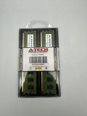 A-TECH Premium Memory 8GB Kit (2 X 4GB) DDR3 1333MHz PC3-10600 2Rx8 1.5V Non ECC - Image 1 of 2