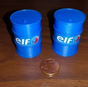 # 1/24 2x KRAFTSTOFFKANISTER 200l ELF x DIORAMA ASSISTANCE RALLYE oder F1 oder GARAGE # - Bild 1 von 1