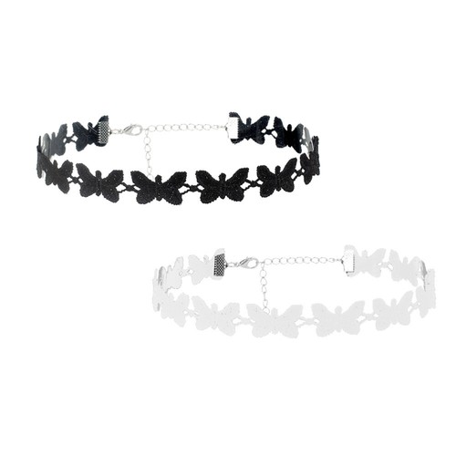 VETEMENTS 2PCS Girocollo Collana Decorativa Maglione Vestiti Accessori Collana