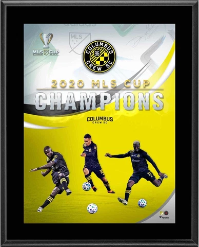 Columbus Crew SC 2020 MLS Cup Champions 10.5" x 13" Sublimated Plaque Cover
